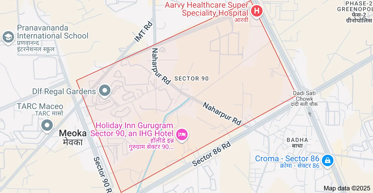 Pardos Sakura Sector 90 Gurgaon Location Map Nearby Connectivity